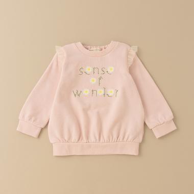 フラワーロゴトレーナー