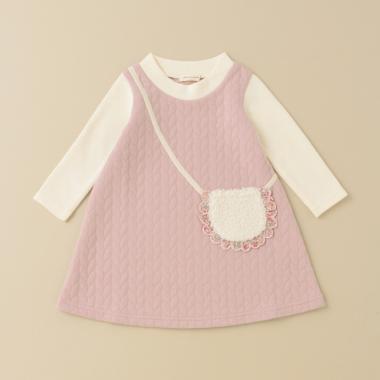 ケーブルポシェットワンピース