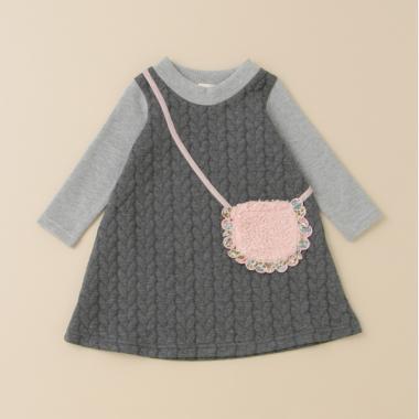 ケーブルポシェットワンピース