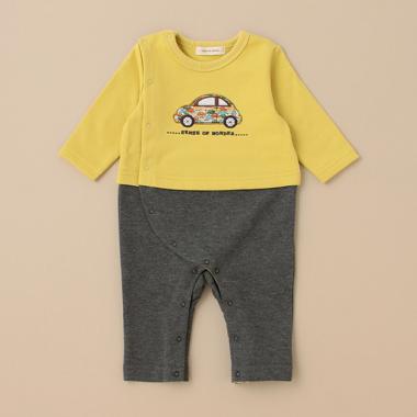 リバティファブリックCarsカバーオール