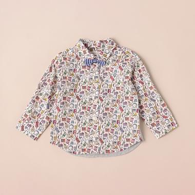 リバティファブリックシャツ