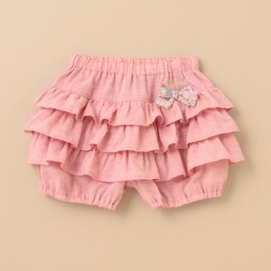 オーガニックフリルショートパンツ【日本製】