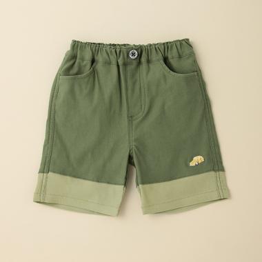 バイカラーハーフパンツ