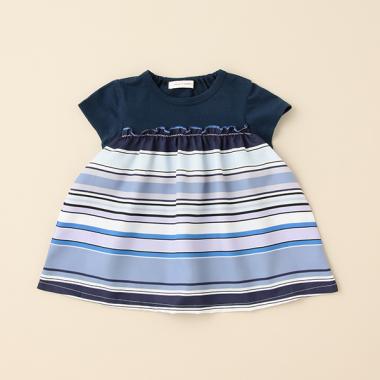 マルチボーダードッキングチュニック【日本製】