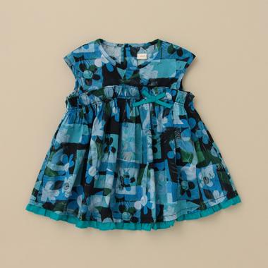 VITA FLORAフレンチスリーブチュニック【日本製】