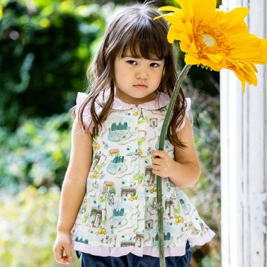 ボンジュール袖無チュニック