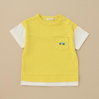 ワッフルトラック刺しゅうTシャツ