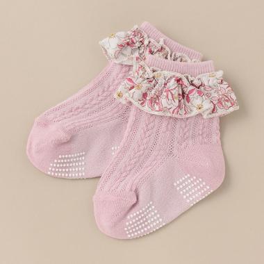 リバティファブリックフリルソックス【日本製】