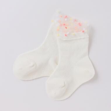 チュールドットソックス【日本製】