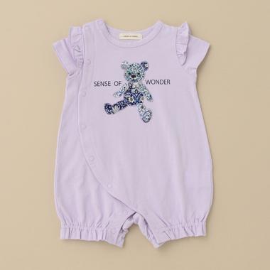 リバティファブリックモチーフショートオール