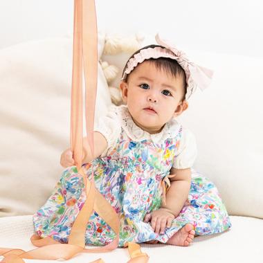 プロポーザルエプロンつきロンパース【日本製】