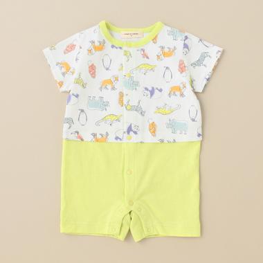 アニマル総柄ショートオール