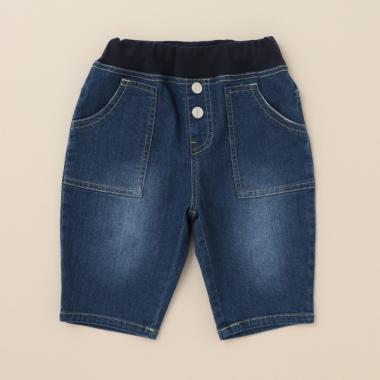 接触冷感7分丈デニムパンツ