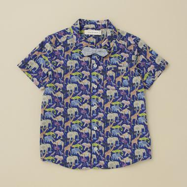 キューフォーザー・ズー 蝶タイつきシャツ【日本製】