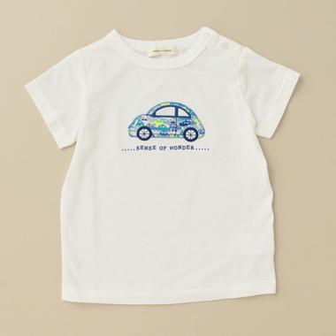 接触冷感リバティファブリッククルマTシャツ