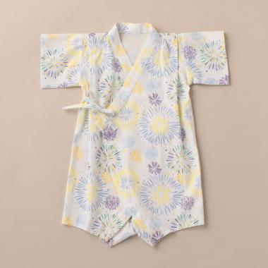 花火柄甚平ショートオール