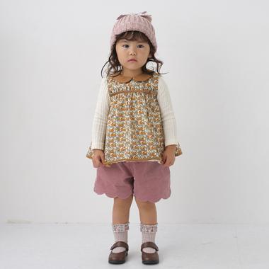 スカラップキュロット