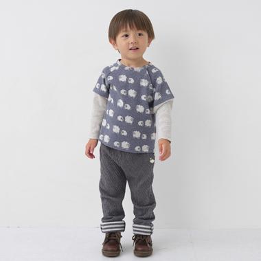 オーガニック接結裏ボーダーパンツ【日本製】