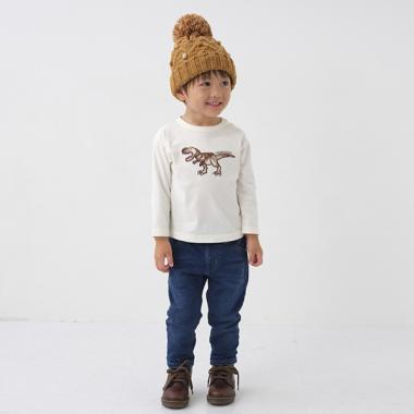 ニットデニムパンツ