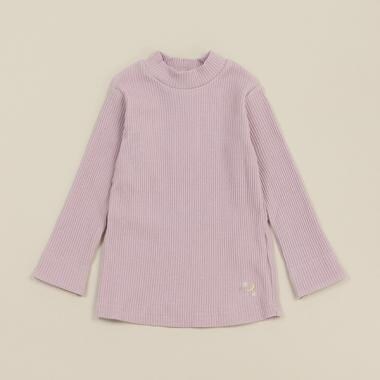 テレコハイネック長袖Tシャツ