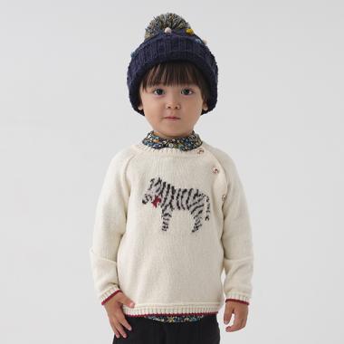 オーガニックタムしまうまセーター【日本製】