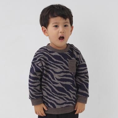 ゼブラ柄トレーナー