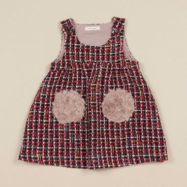 ロービングチェックジャンパースカート