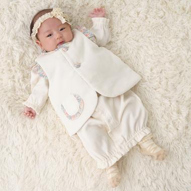 リバティファブリックフリルベスト【日本製】