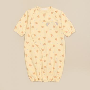 ベア柄2wayオール