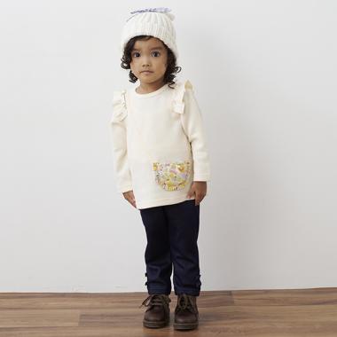 裏起毛フル丈パンツ