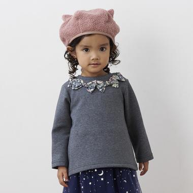 リバティファブリックリボンプルオーバー