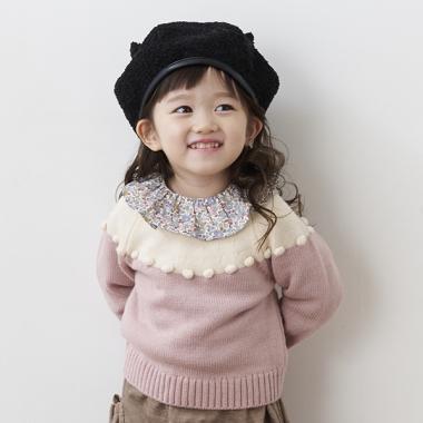 救心柄ポップコーンセーター