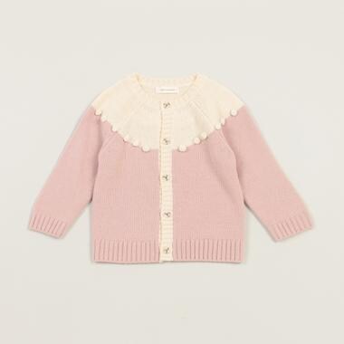 救心柄ポップコーンカーディガン