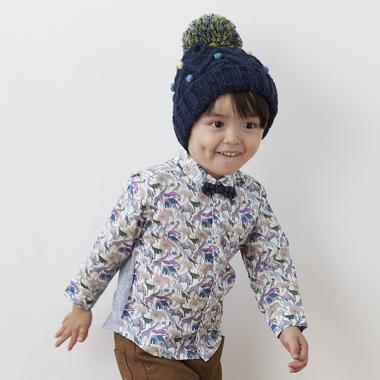 キューフォーザズー蝶ネクタイつきシャツ【日本製】