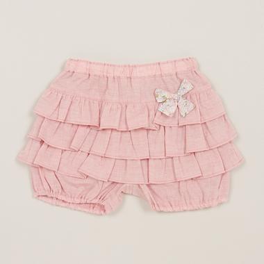 【オーガニック】フリルショートパンツ【日本製】