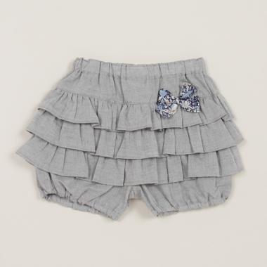 【オーガニック】フリルショートパンツ【日本製】
