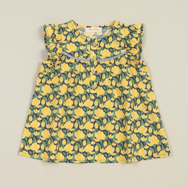 チューリップ柄チュニック