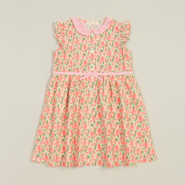 チューリップ柄ワンピース