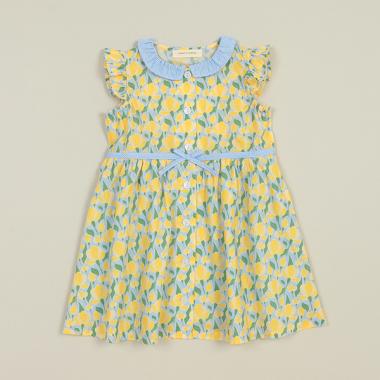 チューリップ柄ワンピース