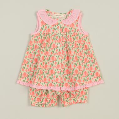 チューリップ柄セットアップ