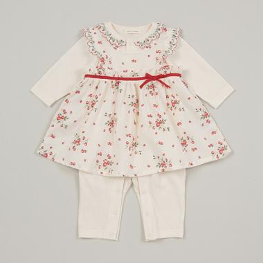 野イチゴエプロンつきカバーオール【日本製】