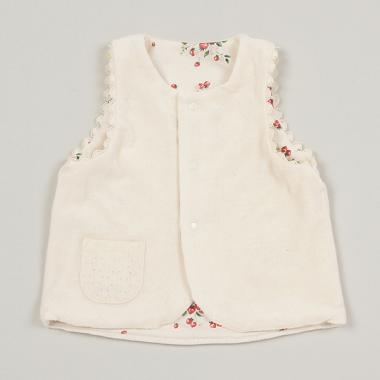 野イチゴリバーシブルベスト【日本製】