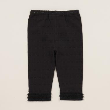 裾チュール7分丈レギンス