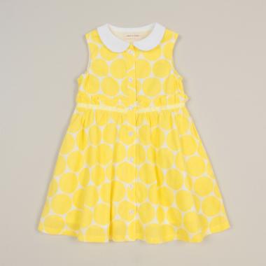 透かしドットワンピース