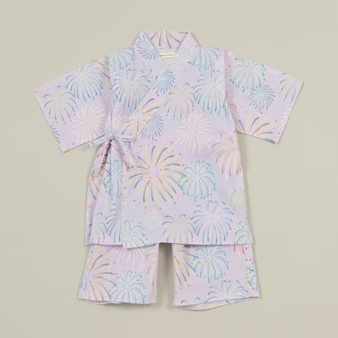 花火柄甚平スーツ