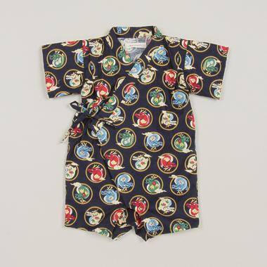 甚平オール(龍)【日本製】