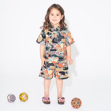 甚平スーツ(華の舞)【日本製】