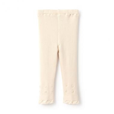 【オーガニック】リブ編みレギンス