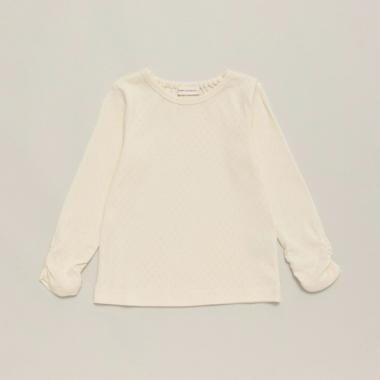 【オーガニック】パターンメッシュTシャツ