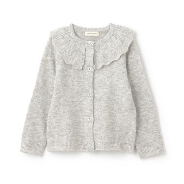 衿フリルカーデイガン